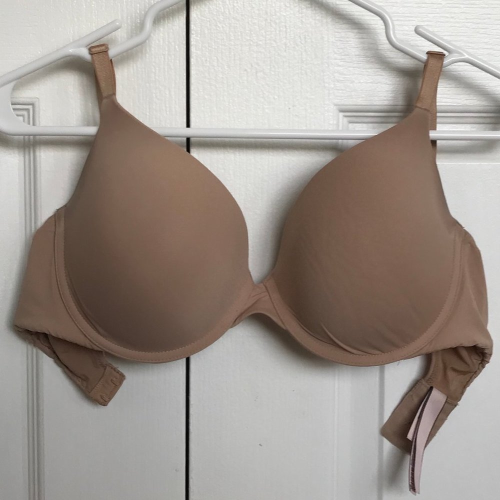 Tan Victoria's Secret 32DDD T-Shirt Bra